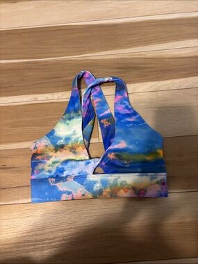 fabletics tie dye sports bra